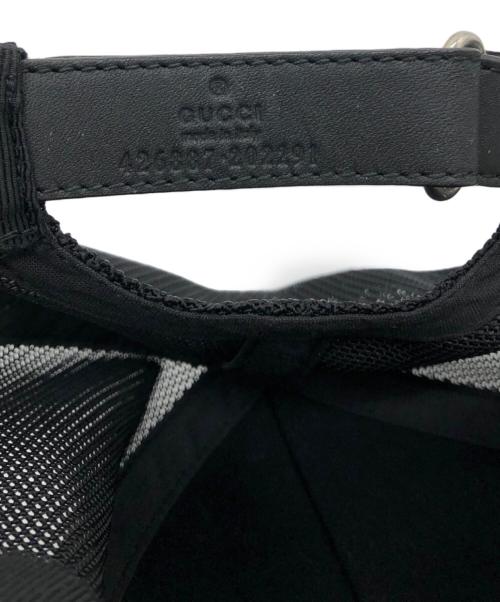 GUCCI（グッチ）GUCCI (グッチ) GG PSYCHEDELIC BASEBALL CAP ブラック サイズ:SIZE Lの古着・服飾アイテム