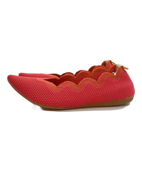 offen（オッフェン）OFFEN (オッフェン) バレエパンプス ピンク サイズ:SIZE 38の古着・服飾アイテム