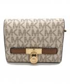 MICHAEL KORSマイケル・コース）の古着「2つ折り財布」｜ホワイト