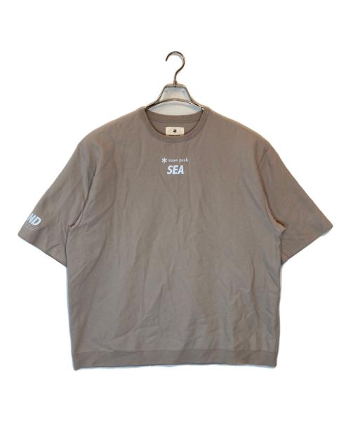 WIND AND SEA（ウィンダンシー）WIND AND SEA (ウィンダンシー) snow peak (スノーピーク) カットソー ベージュ サイズ:Lの古着・服飾アイテム