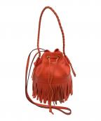J&M DAVIDSONジェイ＆エム デヴィッドソン）の古着「フリンジショルダーバッグ」｜レッド