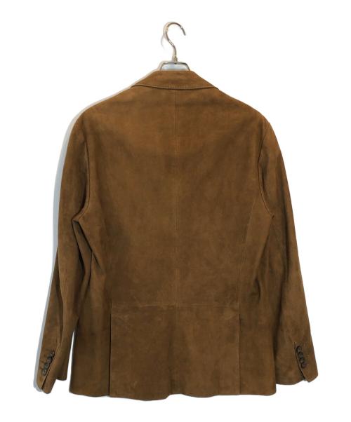 POLO RALPH LAUREN（ポロ・ラルフローレン）POLO RALPH LAUREN (ポロ・ラルフローレン) スエードテーラードジャケット ブラウン サイズ:SIZE Mの古着・服飾アイテム