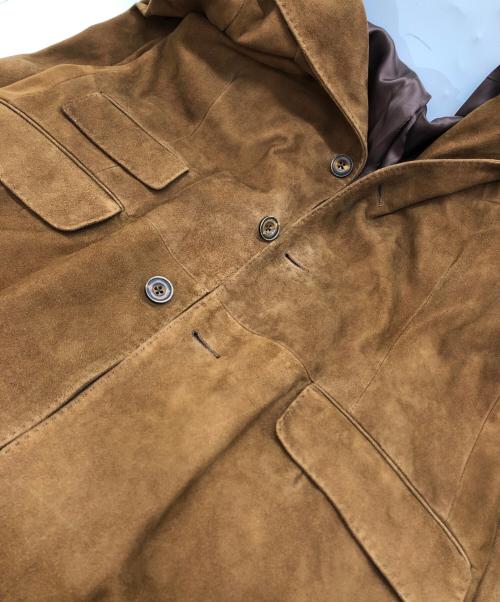 POLO RALPH LAUREN（ポロ・ラルフローレン）POLO RALPH LAUREN (ポロ・ラルフローレン) スエードテーラードジャケット ブラウン サイズ:SIZE Mの古着・服飾アイテム