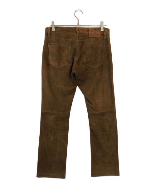 RALPH LAUREN（ラルフローレン）RALPH LAUREN (ラルフローレン) スウェードパンツ ブラウン サイズ:SIZE 29の古着・服飾アイテム