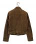 RALPH LAUREN (ラルフローレン) ジップアップ スウェードジャケット ブラウン サイズ:SIZE 11：15000円