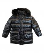 adidasアディダス）の古着「パフ ロングファージャケット」｜ブラック