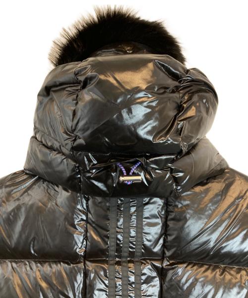 adidas（アディダス）adidas (アディダス) パフ ロングファージャケット ブラック サイズ:2XLの古着・服飾アイテム