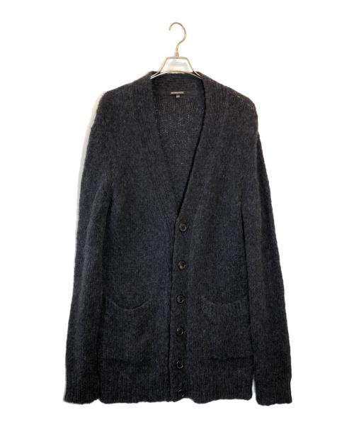 ANN DEMEULEMEESTER（アンドゥムルメステール）ANN DEMEULEMEESTER (アンドゥムルメステール) アルパカ混ニットカーディガン ブラック サイズ:SIZE XXSの古着・服飾アイテム