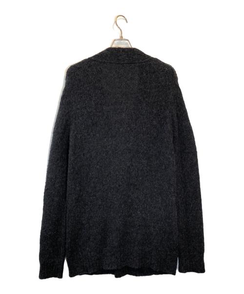ANN DEMEULEMEESTER（アンドゥムルメステール）ANN DEMEULEMEESTER (アンドゥムルメステール) アルパカ混ニットカーディガン ブラック サイズ:SIZE XXSの古着・服飾アイテム