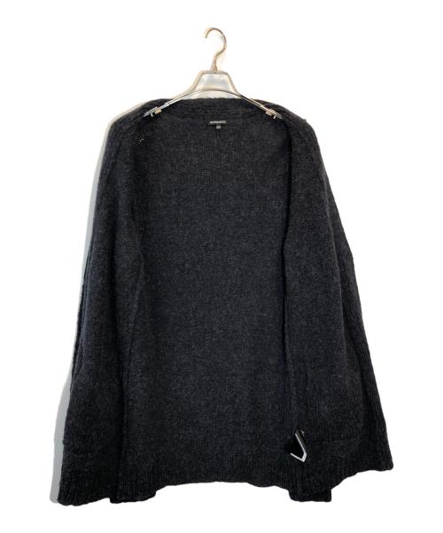 ANN DEMEULEMEESTER（アンドゥムルメステール）ANN DEMEULEMEESTER (アンドゥムルメステール) アルパカ混ニットカーディガン ブラック サイズ:SIZE XXSの古着・服飾アイテム