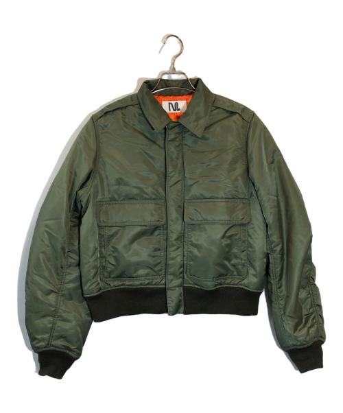 M TO R（ムウトアール）M TO R (ムウトアール) A2MILITARY ARM VOLUME BLOUSON オリーブ サイズ:SIZE 38の古着・服飾アイテム