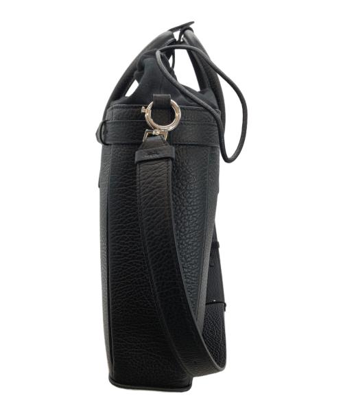 Maison Margiela（メゾンマルジェラ）Maison Margiela (メゾンマルジェラ) 5AC レザー トートバッグ ショルダーバッグ ブラックの古着・服飾アイテム