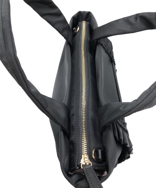 TOCCA（トッカ）TOCCA (トッカ) フリル 2WAYバッグ ブラックの古着・服飾アイテム