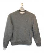 maison kitsuneメゾンキツネ）の古着「ボールド フォックスヘッド パッチ コンフォート スウェットシャツ」｜グレー