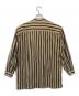 IM ISSEY MIYAKE (アイエムイッセイミヤケ) 染めストライプバンドカラーシャツ ベージュ サイズ:SIZE M：12000円