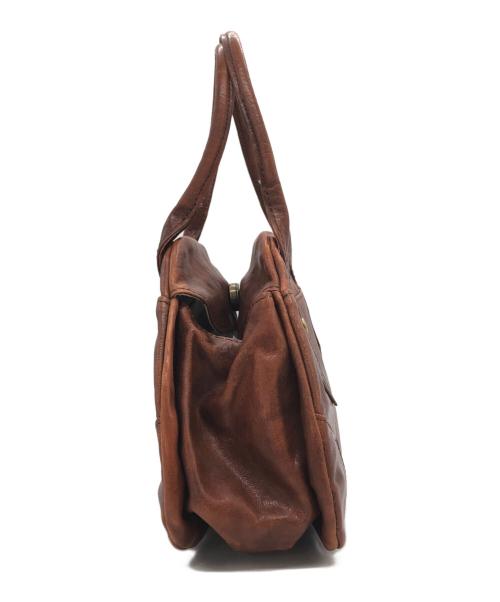 Vivienne Westwood（ヴィヴィアンウエストウッド）Vivienne Westwood (ヴィヴィアンウエストウッド) レザーミニハンドバッグ ブラウンの古着・服飾アイテム