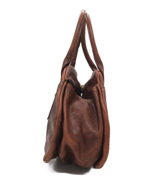 Vivienne Westwood（ヴィヴィアンウエストウッド）Vivienne Westwood (ヴィヴィアンウエストウッド) レザーミニハンドバッグ ブラウンの古着・服飾アイテム