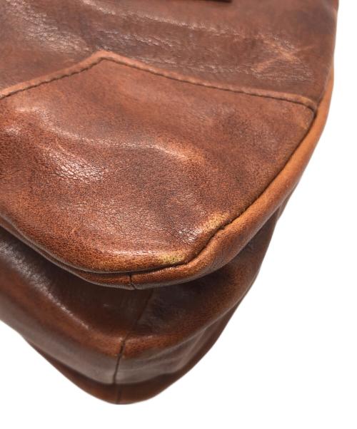 Vivienne Westwood（ヴィヴィアンウエストウッド）Vivienne Westwood (ヴィヴィアンウエストウッド) レザーミニハンドバッグ ブラウンの古着・服飾アイテム