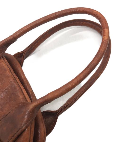 Vivienne Westwood（ヴィヴィアンウエストウッド）Vivienne Westwood (ヴィヴィアンウエストウッド) レザーミニハンドバッグ ブラウンの古着・服飾アイテム