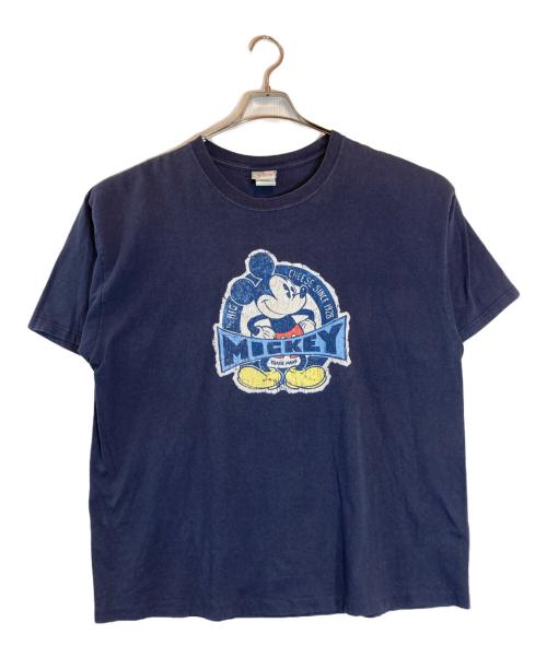 Disney STORE（ディズニーストア）Disney STORE (ディズニーストア) MICKEY MOUSE TEE ネイビー サイズ:２XLの古着・服飾アイテム