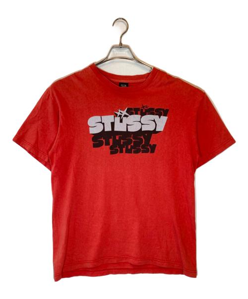 stussy（ステューシー）stussy (ステューシー) 半袖Tシャツ レッド サイズ:Lの古着・服飾アイテム