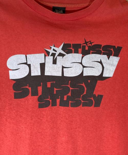 stussy（ステューシー）stussy (ステューシー) 半袖Tシャツ レッド サイズ:Lの古着・服飾アイテム