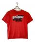 stussy（ステューシー）の古着「半袖Tシャツ」｜レッド