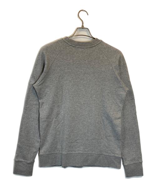 MONCLER（モンクレール）MONCLER (モンクレール) ロゴ刺繍スウェット グレー サイズ:SIZE Mの古着・服飾アイテム