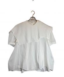 ENFOLD（エンフォルド）の古着「CAPE-COLLAR PULLOVER」｜ホワイト