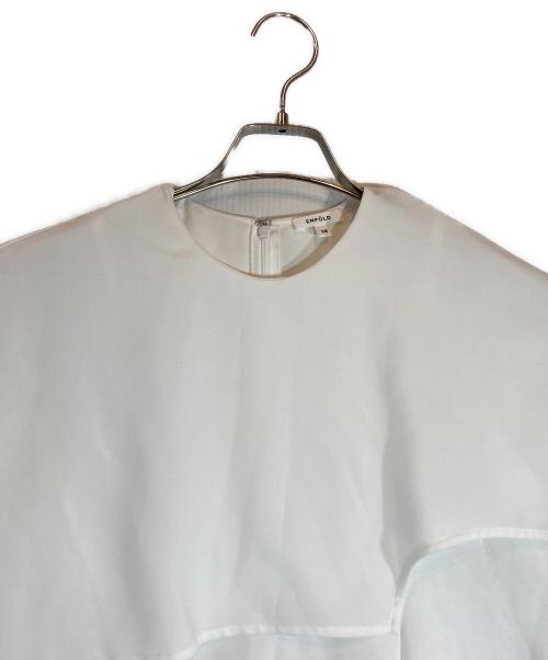 ENFOLD（エンフォルド）ENFOLD (エンフォルド) CAPE-COLLAR PULLOVER ホワイト サイズ:38の古着・服飾アイテム