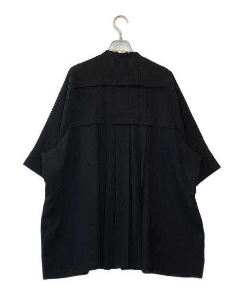 ENFOLD（エンフォルド）ENFOLD (エンフォルド) HALF SLEEVE SHIRT ブラック サイズ:38の古着・服飾アイテム