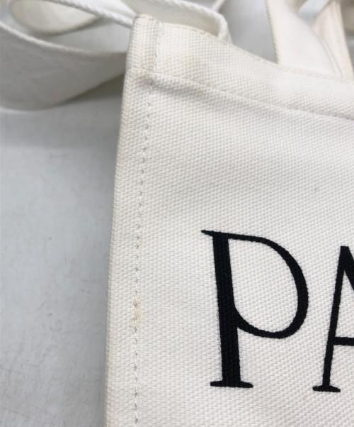 patou（パトゥ）patou (パトゥ) オーガニックコットン スモール パトゥ キャンバストート ホワイトの古着・服飾アイテム