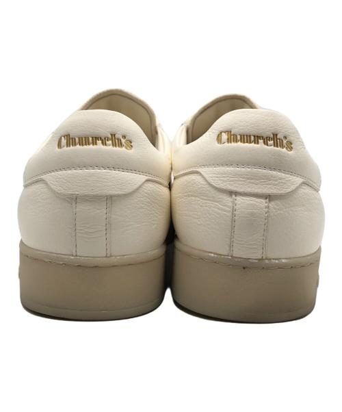 CHURCH'S（チャーチ）CHURCH'S (チャーチ) LARGS 2 ディアスキンスニーカー ホワイト サイズ:8の古着・服飾アイテム