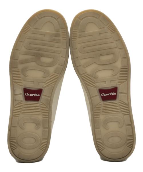 CHURCH'S（チャーチ）CHURCH'S (チャーチ) LARGS 2 ディアスキンスニーカー ホワイト サイズ:8の古着・服飾アイテム