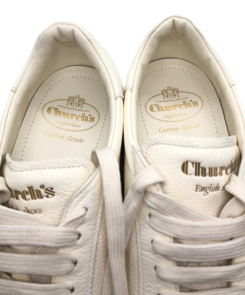 CHURCH'S（チャーチ）CHURCH'S (チャーチ) LARGS 2 ディアスキンスニーカー ホワイト サイズ:8の古着・服飾アイテム