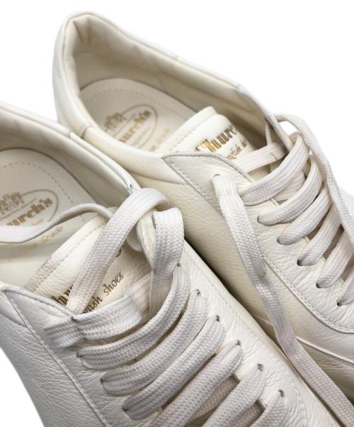 CHURCH'S（チャーチ）CHURCH'S (チャーチ) LARGS 2 ディアスキンスニーカー ホワイト サイズ:8の古着・服飾アイテム