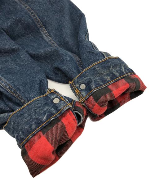 LEVI'S（リーバイス）LEVI'S (リーバイス) ネルライナーデニムジャケット インディゴ サイズ:SIZE Lの古着・服飾アイテム