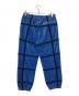 Supreme (シュプリーム) Grid Taping Velour Pant ブルー サイズ:SIZE S：12000円