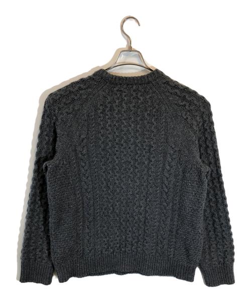 Patagonia（パタゴニア）Patagonia (パタゴニア) リサイクル・ウールブレンド・ケーブルニット・クルーネック・セーター グレー サイズ:SIZE Mの古着・服飾アイテム