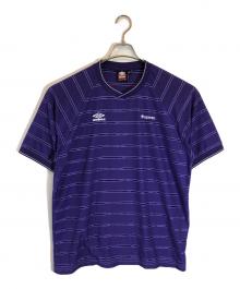 SUPREME×UMBRO（シュプリーム×アンブロ）の古着「Stripe Soccer Jersey」｜パープル