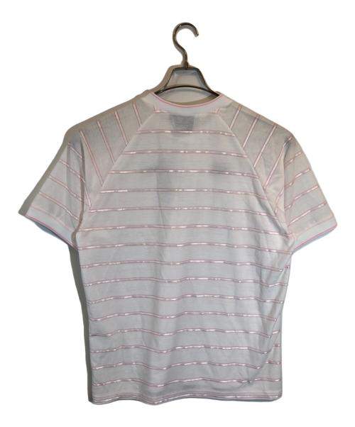 SUPREME（シュプリーム）Supreme (シュプリーム) UMBRO (アンブロ) Stripe Soccer Jersey ホワイト サイズ:SIZE Lの古着・服飾アイテム