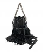 J&M DAVIDSONジェイ＆エム デヴィッドソン）の古着「FRINGE CARNIVAL MINI」｜ブラック