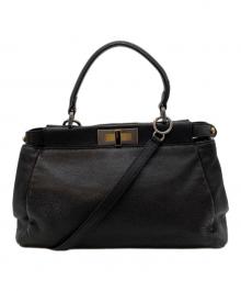 FENDI（フェンディ）の古着「ピーカブーアイコニックミディアム」｜ブラック