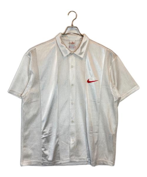 SUPREME（シュプリーム）Supreme (シュプリーム) NIKE (ナイキ) Mesh S/S Shirt ホワイト サイズ:Lの古着・服飾アイテム