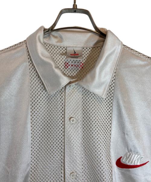 SUPREME（シュプリーム）Supreme (シュプリーム) NIKE (ナイキ) Mesh S/S Shirt ホワイト サイズ:Lの古着・服飾アイテム