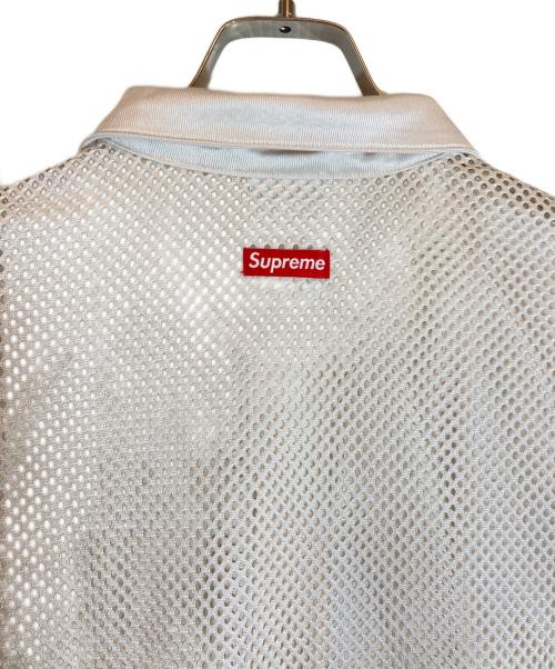 SUPREME（シュプリーム）Supreme (シュプリーム) NIKE (ナイキ) Mesh S/S Shirt ホワイト サイズ:Lの古着・服飾アイテム