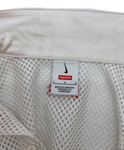 SUPREME（シュプリーム）Supreme (シュプリーム) NIKE (ナイキ) Mesh S/S Shirt ホワイト サイズ:Lの古着・服飾アイテム