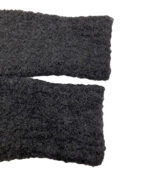 H BEAUTY&YOUTH（エイチ ビューティー&ユース）H BEAUTY&YOUTH (エイチ ビューティー&ユース) ＜H＞ウールアルパカ ブークレジップカーディガン ブラック サイズ:下記参照の古着・服飾アイテム