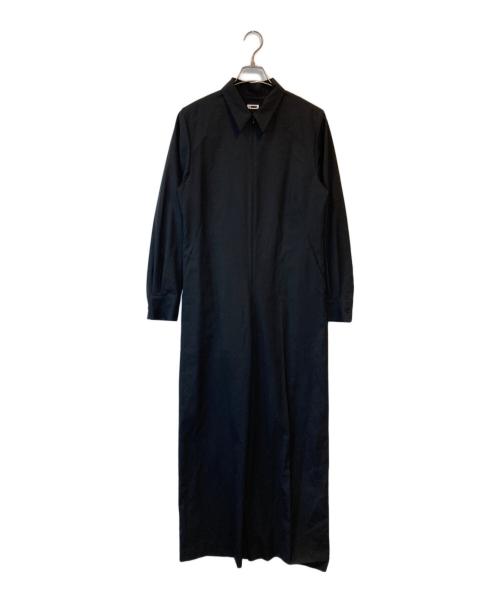 H BEAUTY&YOUTH（エイチ ビューティー&ユース）H BEAUTY&YOUTH (エイチ ビューティー&ユース) トロピカルクロス オールインワン ブラック サイズ:MEDIUMの古着・服飾アイテム