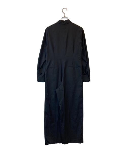 H BEAUTY&YOUTH（エイチ ビューティー&ユース）H BEAUTY&YOUTH (エイチ ビューティー&ユース) トロピカルクロス オールインワン ブラック サイズ:MEDIUMの古着・服飾アイテム